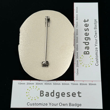 Distintivo personalizzabile dell'ufficio di polizia di Los Angeles LAPD con numero