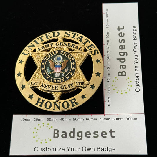 Replica del distintivo d'onore del generale dell'esercito americano, oggetti di scena del film