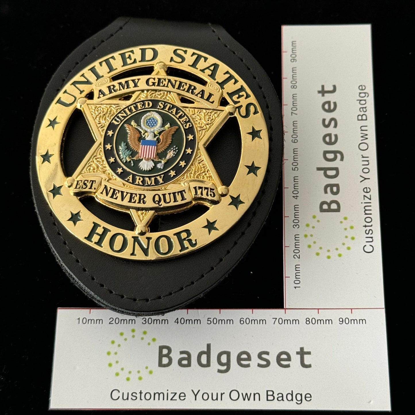 Replica del distintivo d'onore del generale dell'esercito americano, oggetti di scena del film