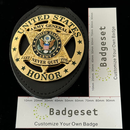 Replica del distintivo d'onore del generale dell'esercito americano, oggetti di scena del film