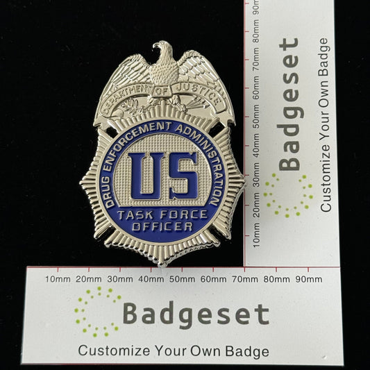 Replica del distintivo TFO dell'ufficiale della task force statunitense DEA