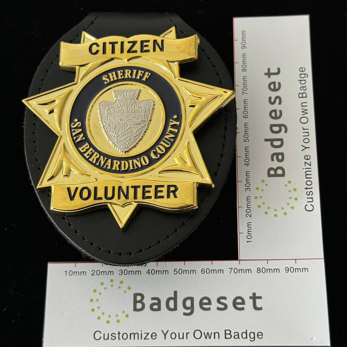 Citizen Sheriff San Bernardino County Badge Movie Props