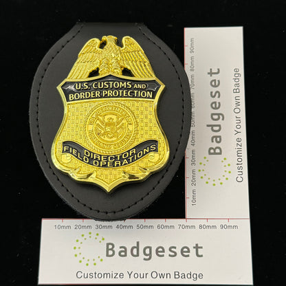 Replica del distintivo del direttore delle operazioni sul campo del DFO della CBP degli Stati Uniti