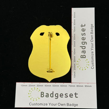 Insignia de réplica de utilería cinematográfica del Auditor Forense de Investigaciones de Seguridad Nacional de EE. UU. (HSI) 