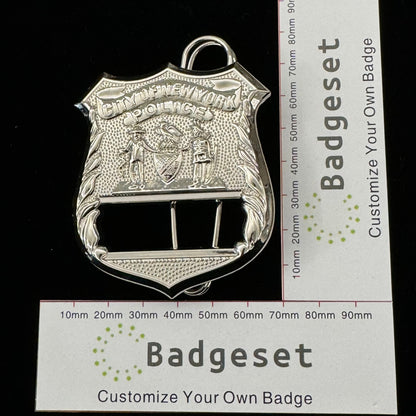 Replica del distintivo della polizia di New York NYPD, oggetti di scena del film, numero personalizzabile