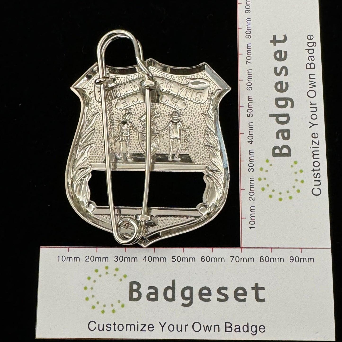 Replica del distintivo della polizia di New York NYPD, oggetti di scena del film, numero personalizzabile