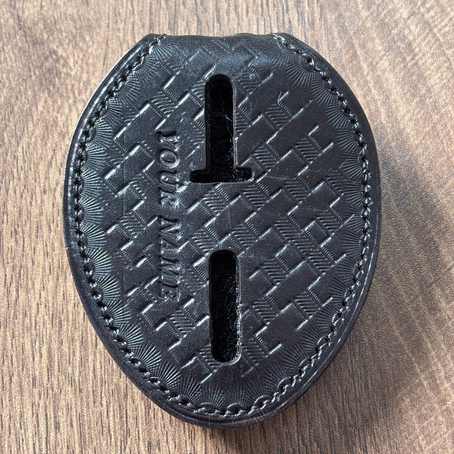 police badge holder black-BH01