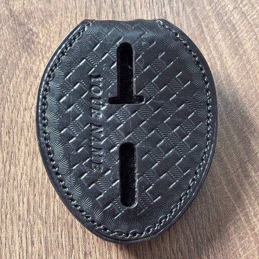 police badge holder black-BH01