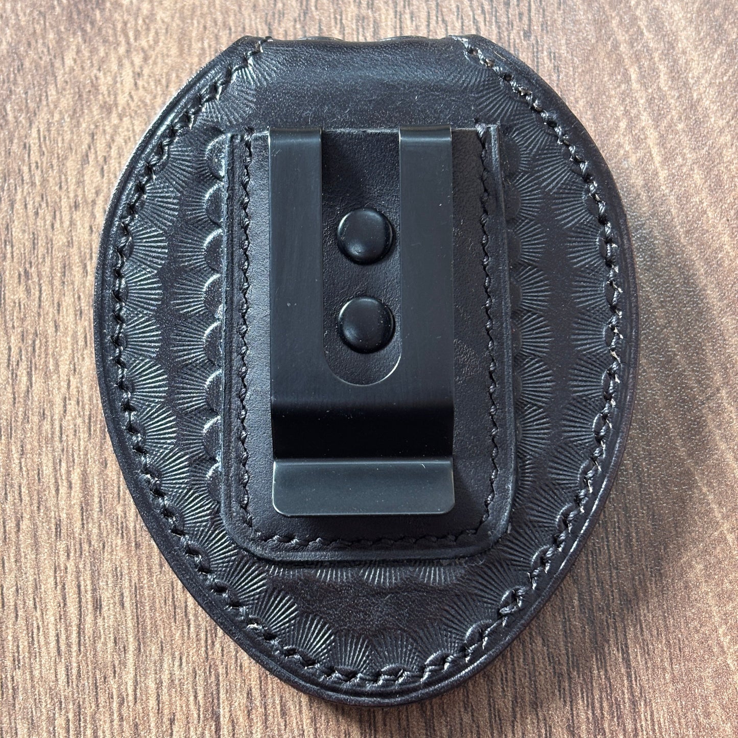 police badge holder black-BH01