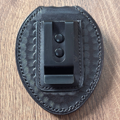 police badge holder black-BH01