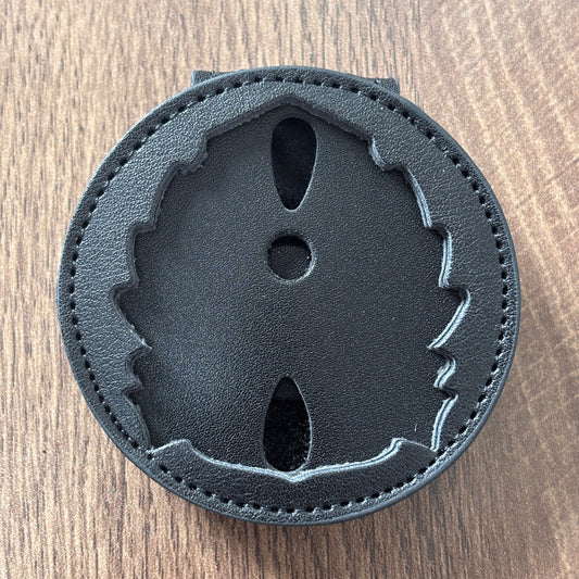police badge holder black-BH02