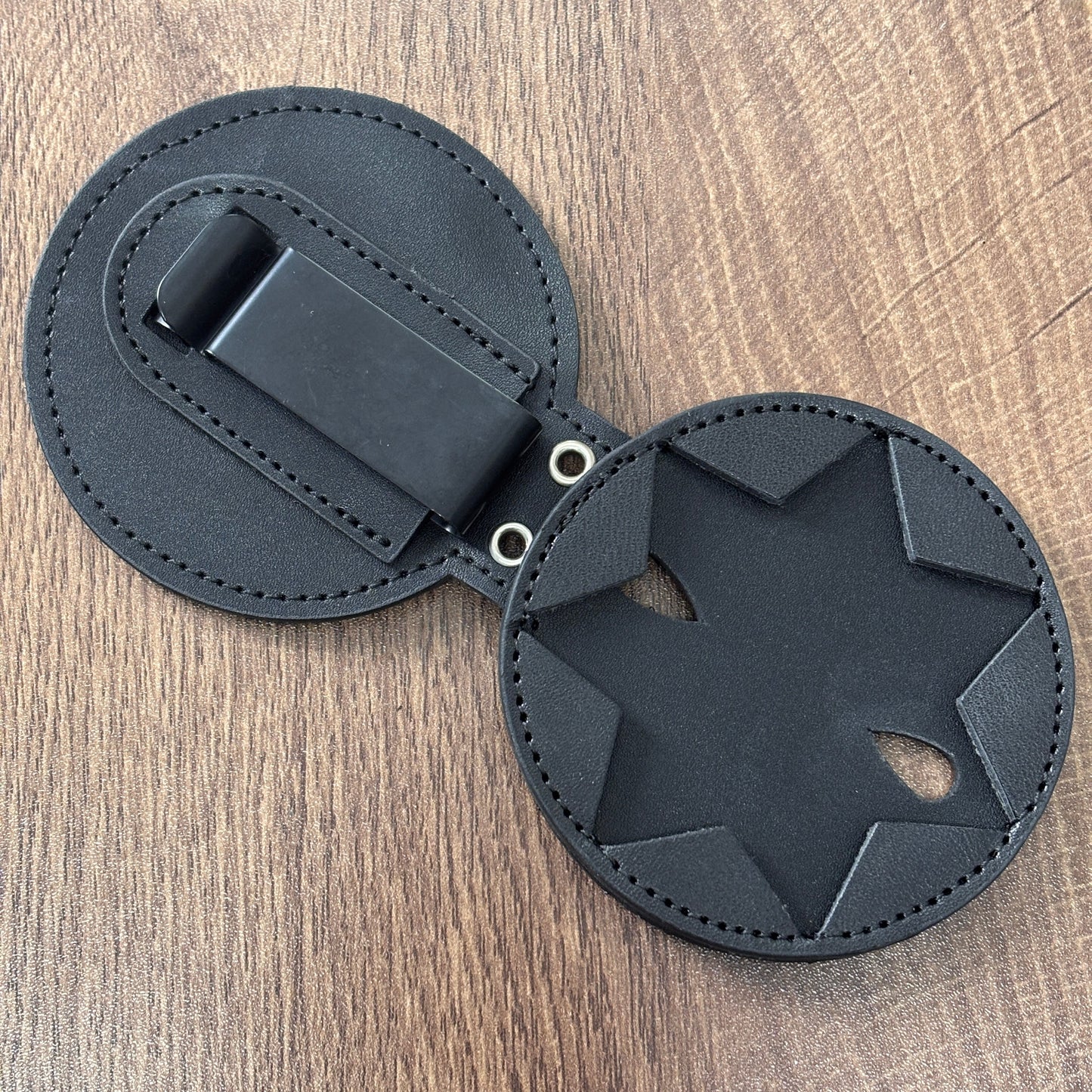 police badge holder black-BH03