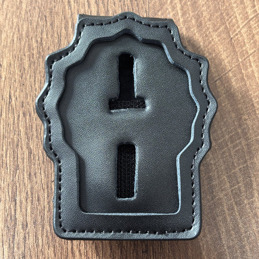 police badge holder black-BH08