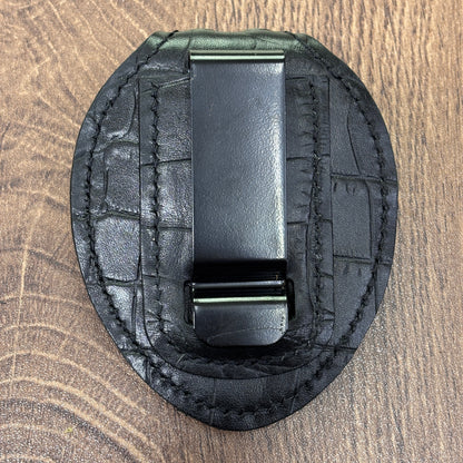 police badge holder black-BH13