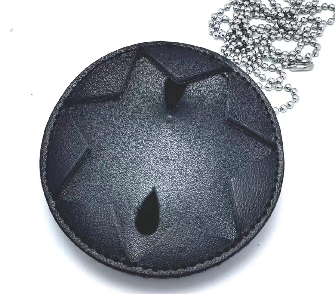 Police Badge Holder Heptagonal Badge  Holder AH-2