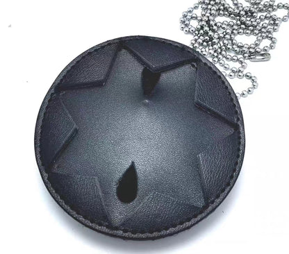 Police Badge Holder Heptagonal Badge  Holder AH-2