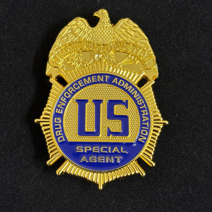 Replica del distintivo dell'agente speciale SP della DEA degli Stati Uniti, oggetti di scena del film