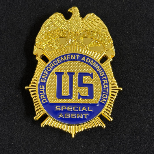Replica del distintivo dell'agente speciale SP della DEA degli Stati Uniti, oggetti di scena del film