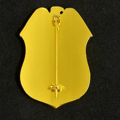 Replica del distintivo della polizia del servizio di protezione federale dell'agente speciale con 92 oggetti di scena del film