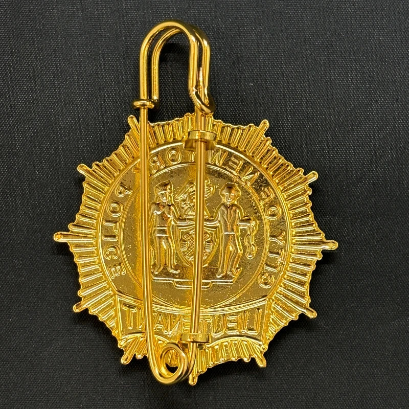 Replica del distintivo del tenente della polizia di New York, NYPD, oggetti di scena per film cosplay