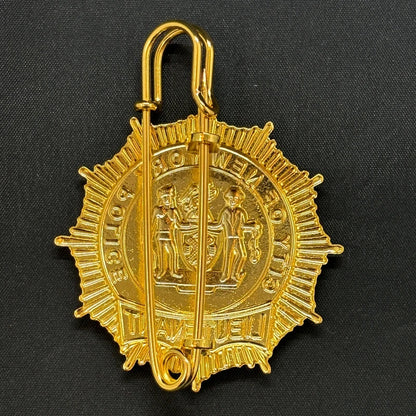 Replica del distintivo del tenente della polizia di New York, NYPD, oggetti di scena per film cosplay