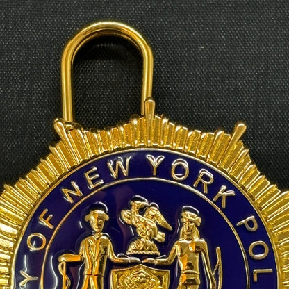 Replica del distintivo del tenente della polizia di New York, NYPD, oggetti di scena per film cosplay