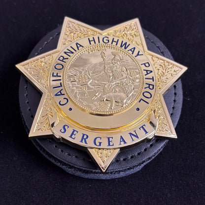 Replica del distintivo del sergente CHP degli Stati Uniti, oggetti di scena del film, numero personalizzabile