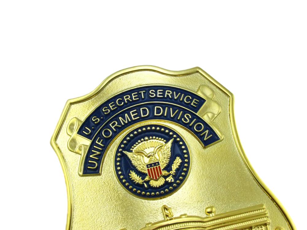 Replica del distintivo da ufficiale della divisione in uniforme dei servizi segreti statunitensi USSS, oggetti di scena del film