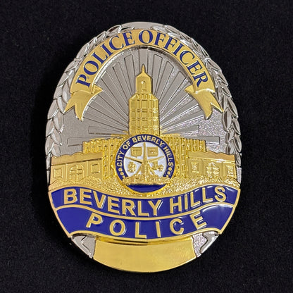 Replica del distintivo della polizia investigativa di Beverly Hills degli Stati Uniti, oggetti di scena del film, numero personalizzabile