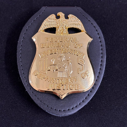 Replica del distintivo dell'FBI del Dipartimento di Giustizia - Oggetti di scena del film