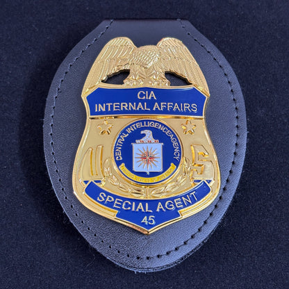 Replica del distintivo dell'agente speciale degli affari interni della CIA degli Stati Uniti, oggetti di scena del film 45