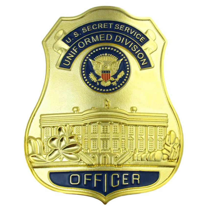 Replica del distintivo da ufficiale della divisione in uniforme dei servizi segreti statunitensi USSS, oggetti di scena del film