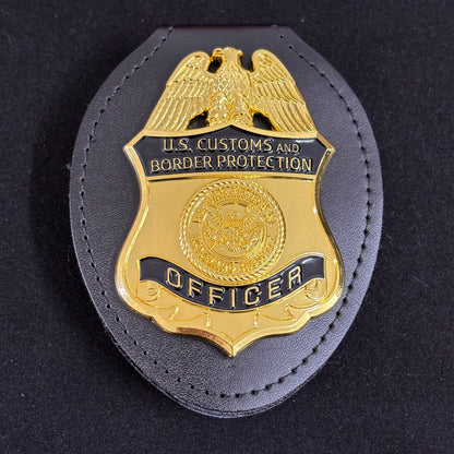 Replica del distintivo dell'ufficiale della dogana e della protezione delle frontiere della CBP degli Stati Uniti, oggetti di scena del film