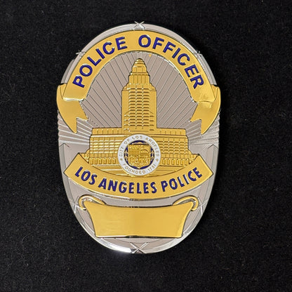 Distintivo personalizzabile dell'ufficio di polizia di Los Angeles LAPD con numero
