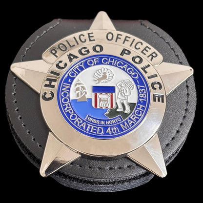 Replica del distintivo dell'agente di polizia di Chicago CPD, oggetti di scena del film