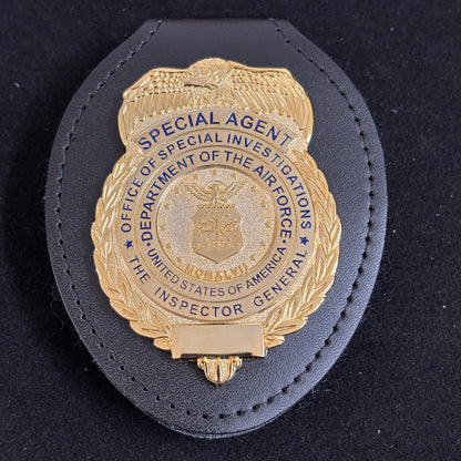 Replica del distintivo dell'agente speciale dell'ufficio investigativo speciale dell'aeronautica militare statunitense AFOSI/OSI