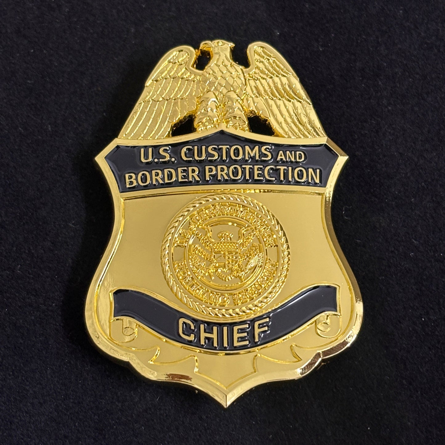 Replica del distintivo del capo della CBP degli Stati Uniti, oggetti di scena del film 