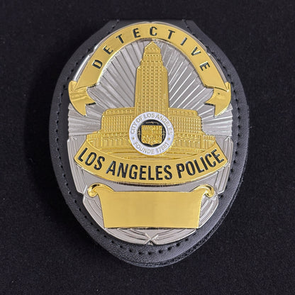 Distintivo personalizzabile dell'ufficio di polizia investigativa di Los Angeles LAPD con numero