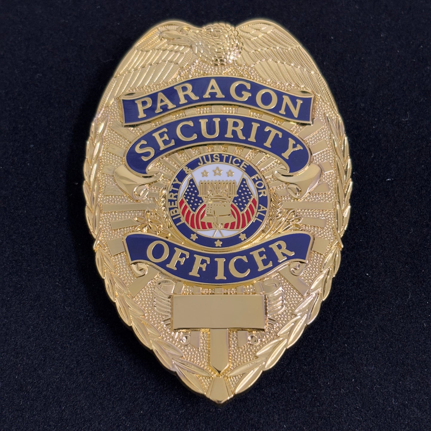Replica del distintivo dell'ufficiale di sicurezza Paragon della Casa Bianca degli Stati Uniti, oggetti di scena del film, numero personalizzabile