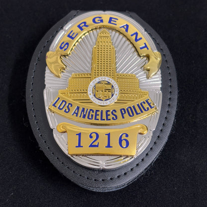 Replica del distintivo 1216 del sergente della polizia di Los Angeles LAPD, oggetti di scena del film