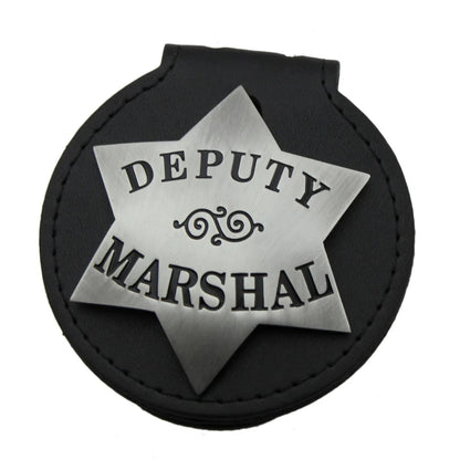 US Marshal Deputy Retro Star Shape USMS Badge Replica Movie Props