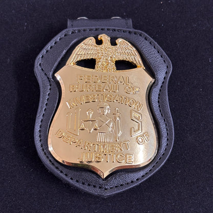 Replica del distintivo dell'FBI del Dipartimento di Giustizia - Oggetti di scena del film