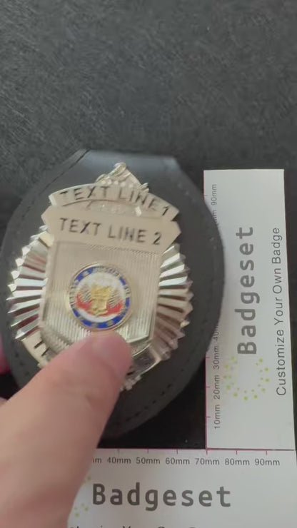 Badge personnalisable BA47